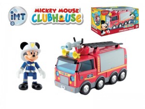 Mickey Mouse Clubhouse Hasii plast 24cm na batrie so svetlom a zvukom + kbov figrka v krabici