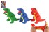 Dinosaurus naahovac antistresov silikn 18cm 3 farby na karte