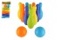 Kolky 10ks + lopty 2ks plast v sku 22,5 x43cm