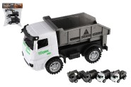 Auto stavebn 2ks plast 15cm na zotrvank 2 farby v sku