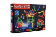 Magnetick stavebnica 77ks plast/kov v krabici 24,5x18x4cm