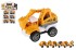 Auto stavebn mini 6ks plast 7-8cm na sptn natiahnutie v sku