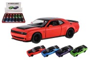 Auto Kinsmart 2023 Dodge Challenger SRT Demon 170 kov/plast 13cm 4farby na sptn nat. 12ks v boxe