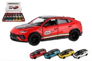 Auto Kinsmart Lamborghini Urus Performante 1:40 kov/plast 13cm 4 farby na sptn nat. 12ks v boxe