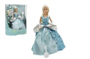 Panenka Anlily plast zimní princezna Ledové království 28cm v krabici 27x33x8cm