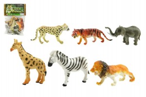 Zvieratk safari 6ks plast 10cm v sku