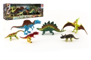 Sada Dinosaurus hýbajúce sa 6ks plast v krabici 48x17x13cm