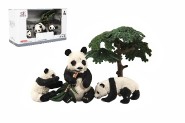 Zvieratká safari ZOO 10cm sada plast 4ks panda 2 druhy v krabičke 22x13x9,5cm