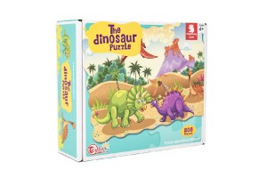 Puzzle dinosaurus 64x90cm 208ks v krabici 28x24x9cm
