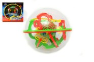Hlavolam Bludisko gule 3D plast 20cm Perplexus v krabici