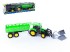 Zelen traktor s pvsem a radlic 3ks plast 80cm v krabici