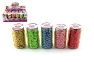 Korliky plast v tube 9cm asst 18ks v boxe