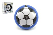 Lopta / Disk futbalový lietajúce plast 14cm na batérie so svetlom v krabičke
