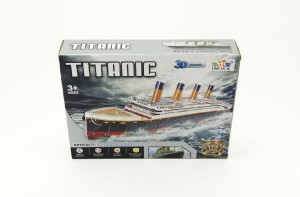 Penov puzzle 3D Titanic 80x20x11cm 113 dielikov v krabici