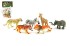 Zvieratk safari plast 6ks v sku 16x24x5cm