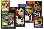 Barvy obliejov s doplky asst 6 druh na kart 16x21cm karneval
