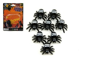 Pavouk mini 8ks plast 2cm na kart 11x15cm