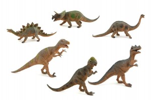 Dinosaurus plast 47cm 6 druh v boxu