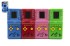 Digitln hra Brick Game Tetris hlavolam plast 14cm na baterie asst 4 barvy na kart 13x21cm