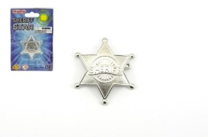 erifsk hviezda odznak kovov 5cm na karte karneval