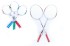 Badminton sada kov 64cm asst 3 barvy v sce