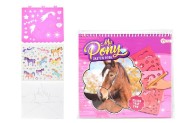 Kreatvne blok s doplnkami a ablnami "My Pony" 26cm Sketch Book