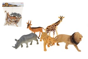 Zvierat safari plast 11-15cm 5ks v sku