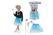 Kostým / sukne princezná Ľadové kráľovstvo s doplnkami v sáčku karneval