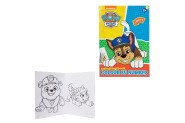 Maovanie poda sel pracovn zoit so samolepkami Tlapkov patrola/Paw Patrol 21x29,5cm
