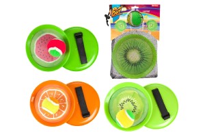 Lambda/Catch ball hra s mkem na such zip ovoce  18cm 3 druhy v ltkovm sku