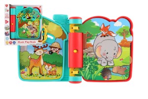 Knika hracia edukan safari plast na batrie so zvukom v krabike 21x23x5cm 6m+