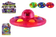 Bubble pops spinner plast 8cm 3 barvy na kart 12 ks v boxu