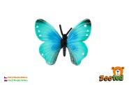 Mot tropick Morpho Helena zooted plast 7cm v sku