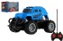 Auto RC mini truck plast 12cm 27MHz na baterie se svtlem modr v krabici 18x11,5x10cm