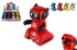 Robot na zotrvank plast 7x11cm 4 farby 12ks v boxe