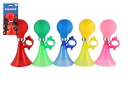 Klaksn trbka na bicykel 14cm 5 farieb na karte 10,5x22cm