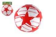 Lopta futbalov nafknut it 23cm ervenobiela v sieke