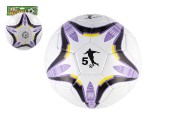 Lopta futbalov nafknut it 23cm fialovobiela v sieke