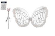 Krdla anjel s palikou nylon v sku 30,5x46x1cm karneval