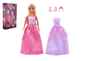 Bbika Anlily princezn plast 30cm s nhradnmi atami + doplnky v krabici 19x32x5cm