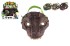 Maska dinosaurus gumov 15x18cm mix druhov 12ks v boxe karneval