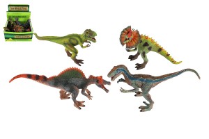 Figrka dinosaurus plast 34x17cm mix druhov v sku 8ks v boxe