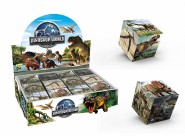 Kocka hlavolam dinosaurus 3x3x3 plast vo flii 6x6x6cm 12ks v boxe