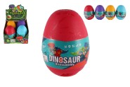 Dinosaurus roubovac ve vejci plast 15cm 4 druhy 4ks v boxu