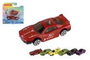 Auto meniaca farbu kov/plast 7cm na von chod 6 druhov na karte