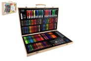 Sada na malovn - Art box kreativn sada 180ks v devnm kufku 47x30x4,5cm