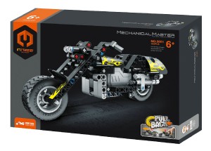 Stavebnice iM.MASTER motorka na zptn nataen plast 183 dlk v krabici 29x20x6cm