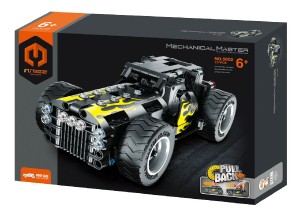 Stavebnice iM.MASTER auto na zptn nataen plast 177 dlk v krabici 29x20x6cm