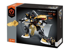 Stavebnice iM.MASTER mechanick bojov robot plast 370 dlk v krabici 31x23x6,5cm