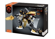 Stavebnice iM.MASTER mechanick bojov robot plast 370 dlk v krabici 31x23x6,5cm